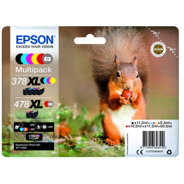 Epson Tinte C13T379D4010, 378XL478XL