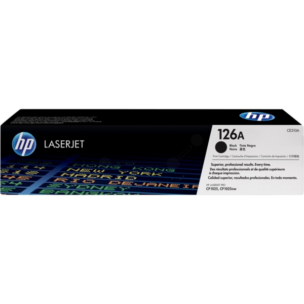 HP Toner CE310A, 126A