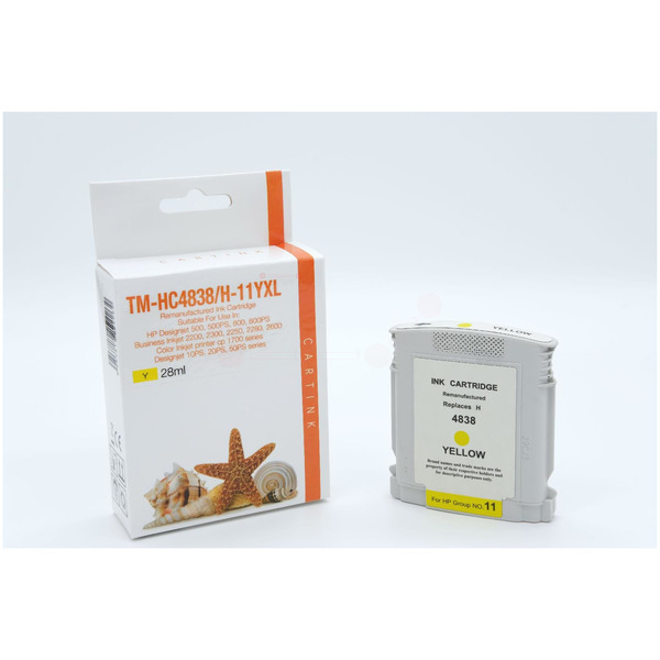 Premium Tinte ersetzt C4838A, No 11 Gelb