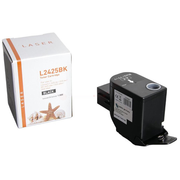 Premium Toner ersetzt Lexmark C2320K0 Schwarz