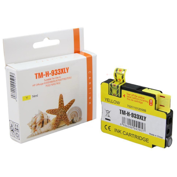 Premium Tinte ersetzt CN056AE, No 933XL Gelb