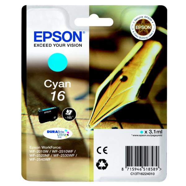 Epson Tinte C13T16224012, 16