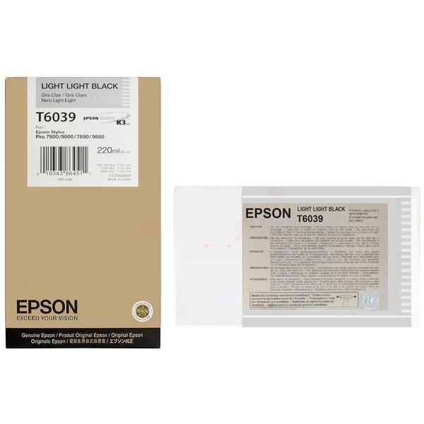 Epson Tinte C13T603900, T6039