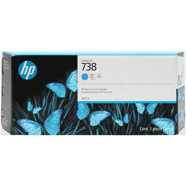 HP Tinte 676M6A, 738