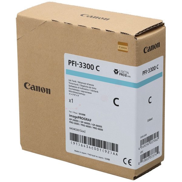 Canon Tinte 6434C001, PFI3300C
