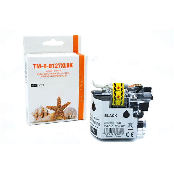 Premium Tinte ersetzt LC127XLBK Schwarz