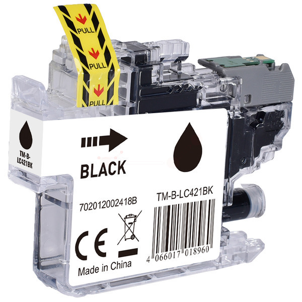 Premium Tinte ersetzt Brother LC-421BK Schwarz