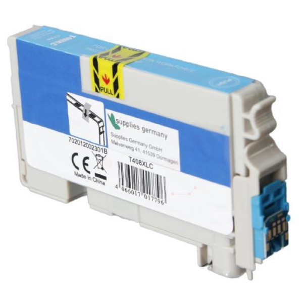 Premium Tinte ersetzt Epson C13T09K24010, 408L Cyan