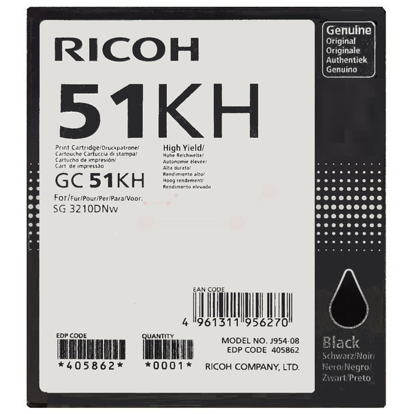 Ricoh Tinte 405862, GC51KH
