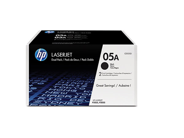 HP Toner CE505D, 05A