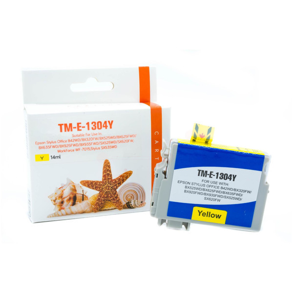 Premium Tinte ersetzt T1304  XL Gelb