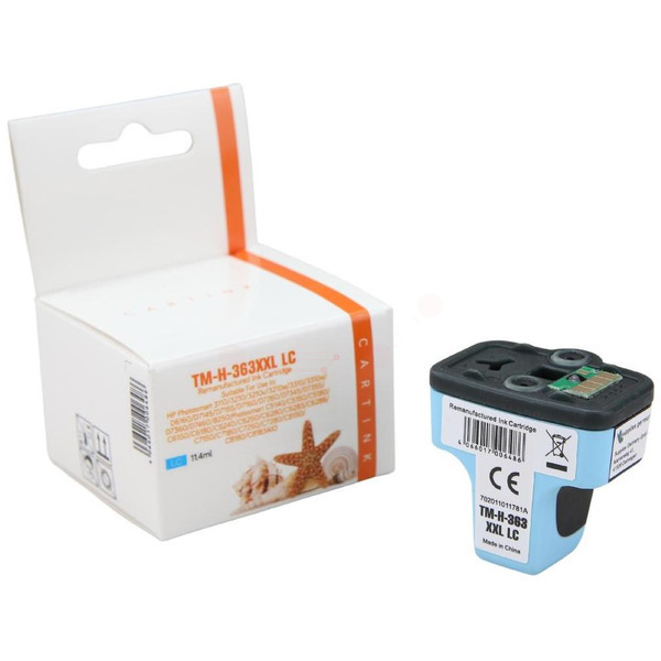 Premium Tinte ersetzt C8774E, No 363XL Foto-Cyan