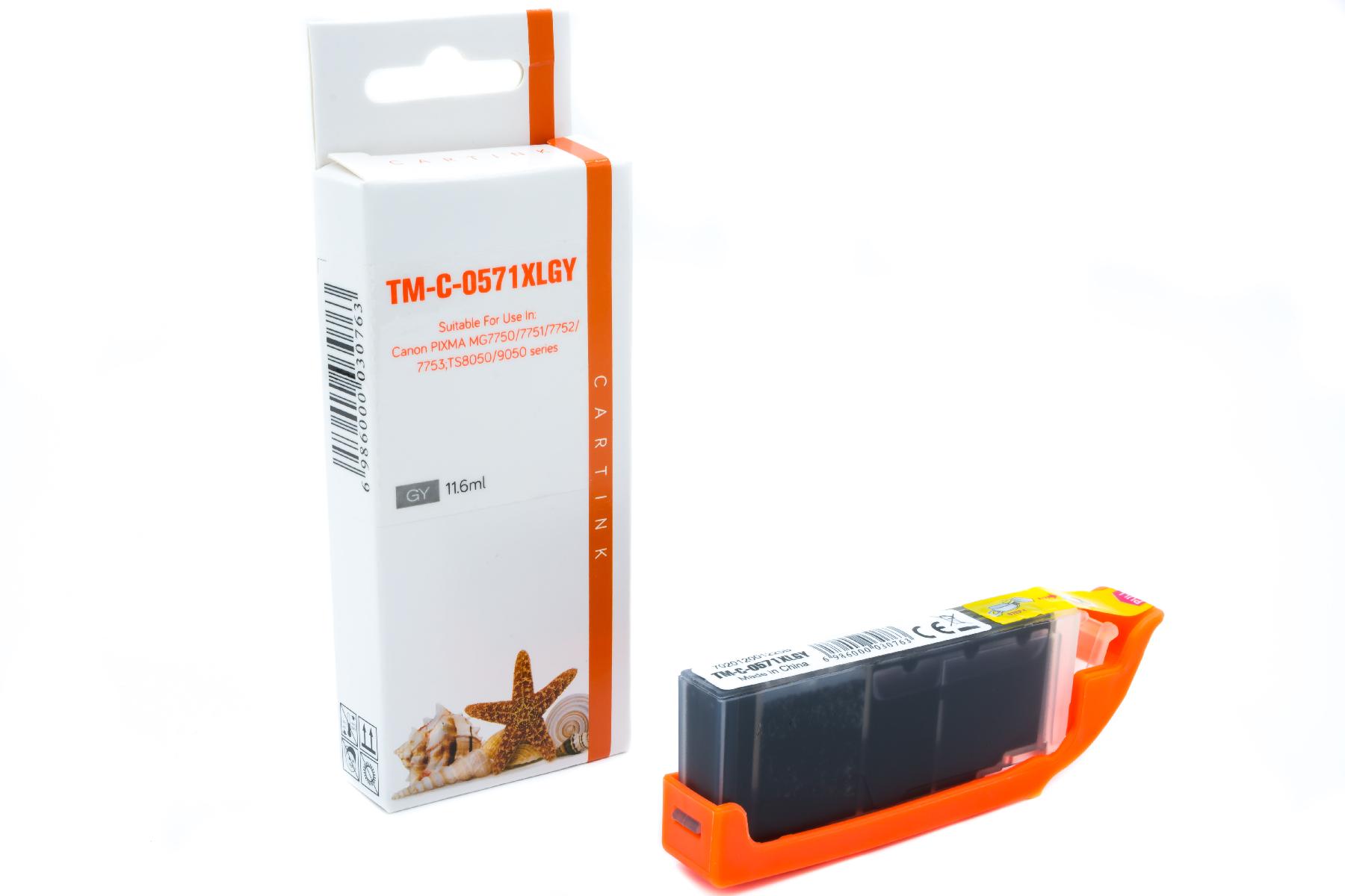Premium Tinte ersetzt 0335C001, CLI-571GYXL Grau