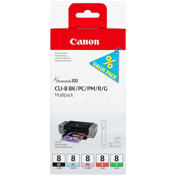 Canon Tinte 0620B027, CLI8