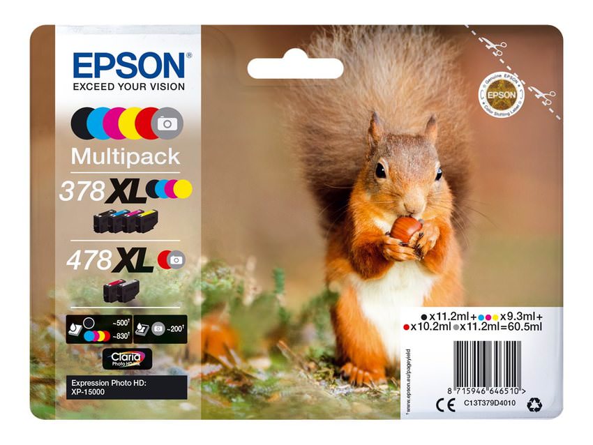 Epson Tinte C13T379D4010, 378XL478XL