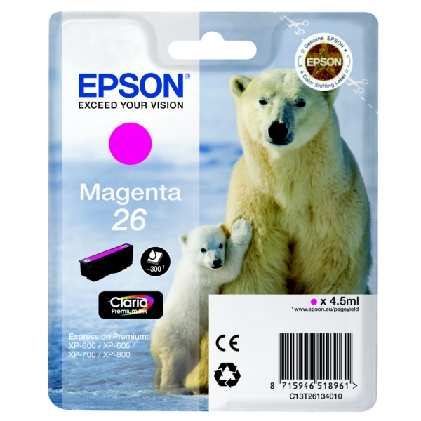 Epson Tinte C13T26134012, 26