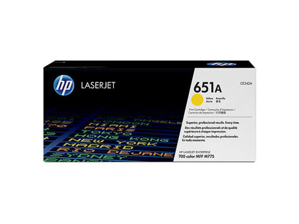 HP Toner CE342A, 651A
