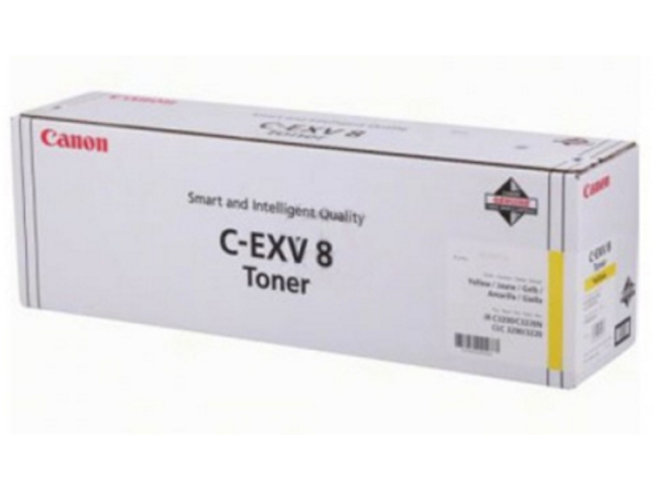 Premium Toner ersetzt Canon 7626A002, C-EXV8Y Gelb