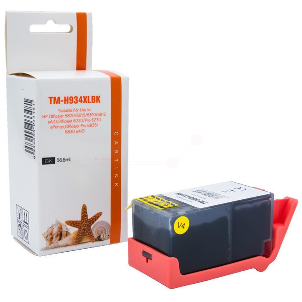 Premium Tinte ersetzt C2P23AE, 934XL Schwarz