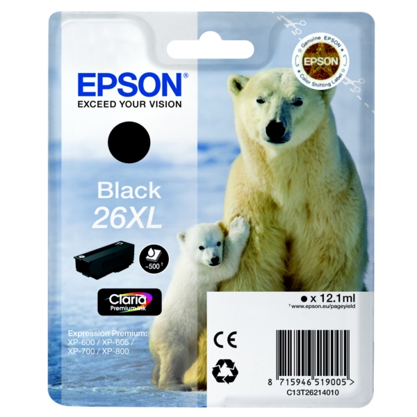 Epson Tinte C13T26214010, 26XL