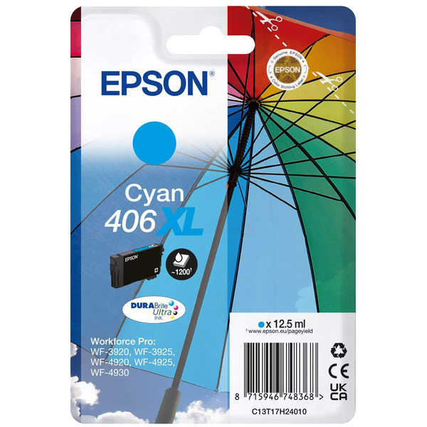 Epson Tinte C13T17H24010, 406XL