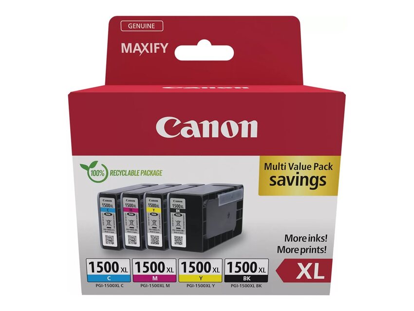 Canon Tinte 9182B010, PGI1500XLCMYBK