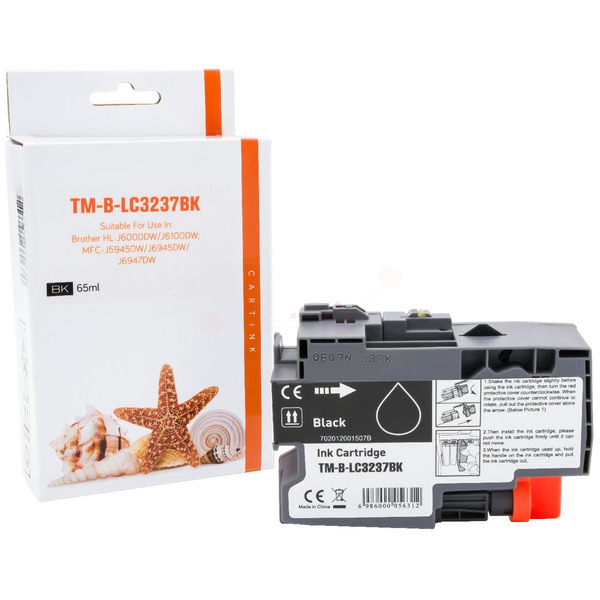 Premium Tinte ersetzt Brother LC-3237BK Schwarz