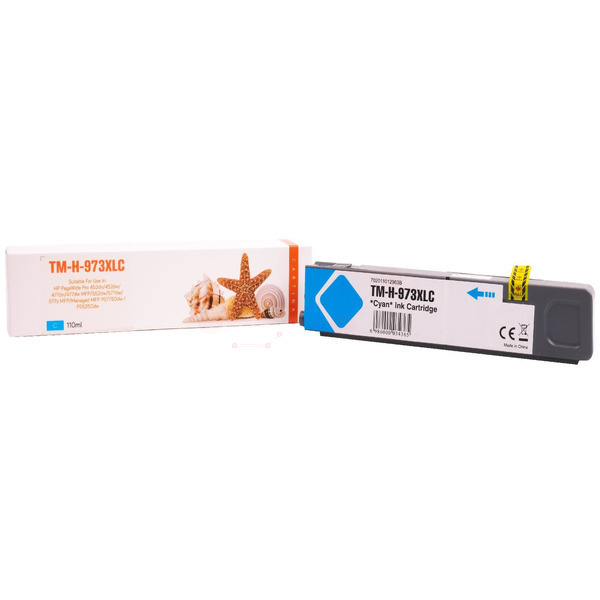 Premium Tinte ersetzt HP F6T81AE, 973X Cyan
