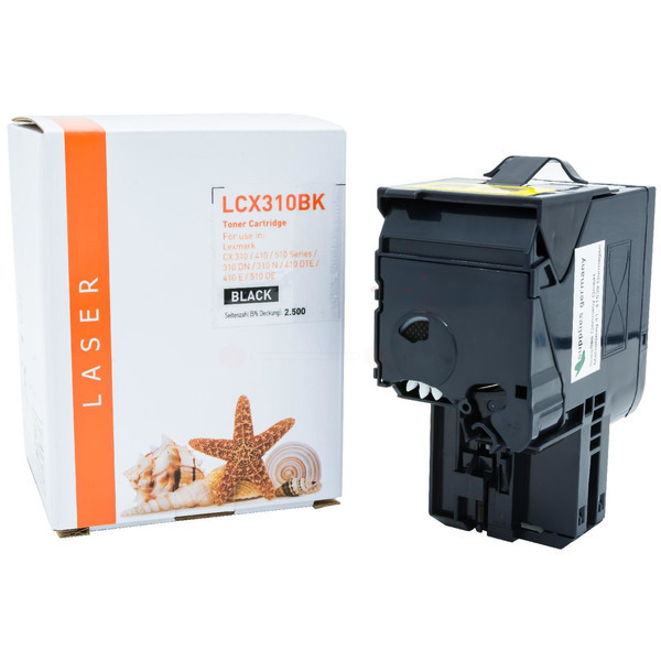 Premium Toner ersetzt Lexmark 80C2SK0, 802SK Schwarz