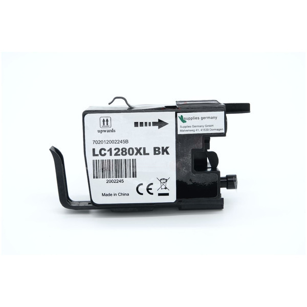 Premium Tinte ersetzt LC-1280XLBK Schwarz