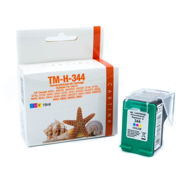 Premium Tinte ersetzt C9363EE, No 344 Cyan, Magenta, Gelb