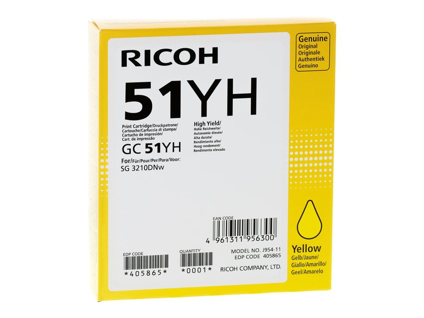 Ricoh Tinte 405865, GC51YH