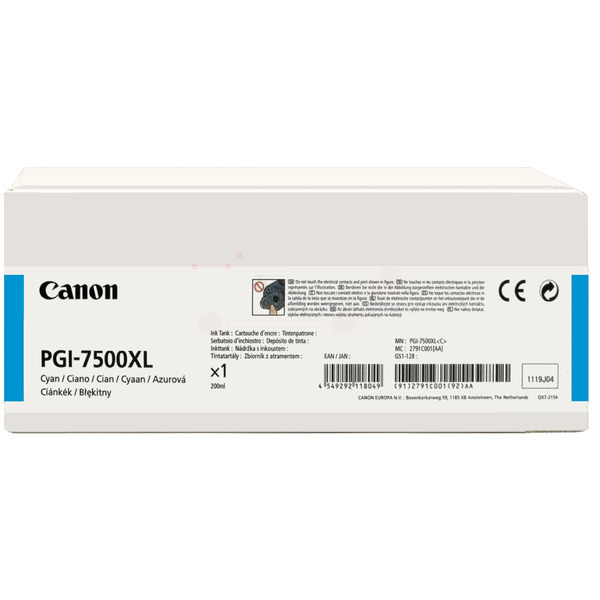 Canon Druckkopf 2791C001, PGI7500C