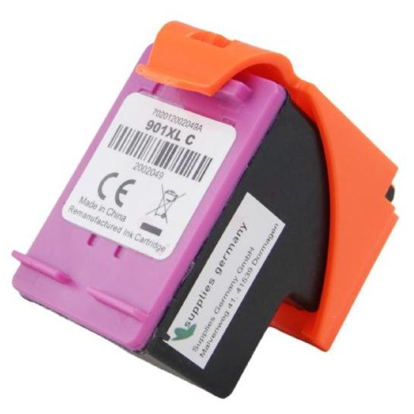 Premium Tinte ersetzt CC656AE, No 901XL Cyan, Magenta, Gelb