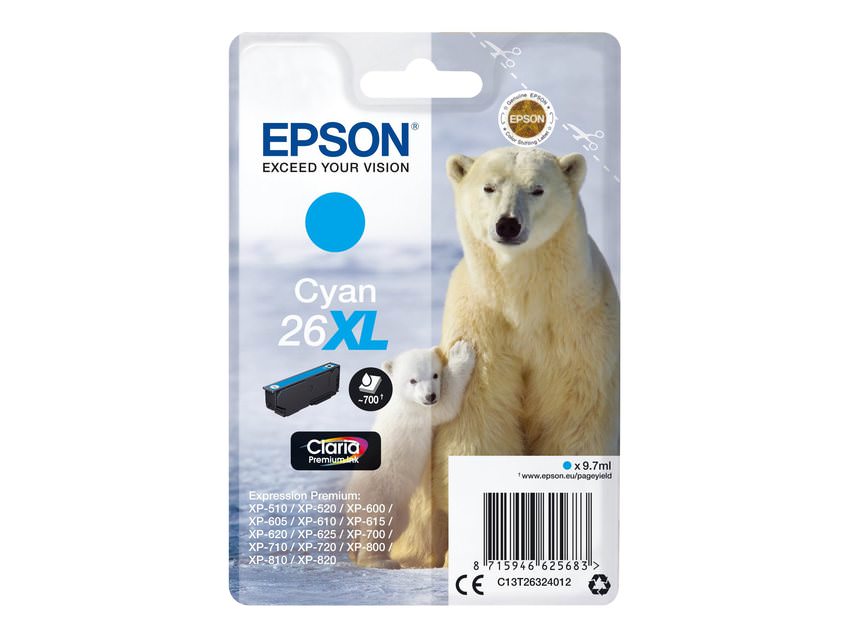 Epson Tinte C13T26324012, 26XL