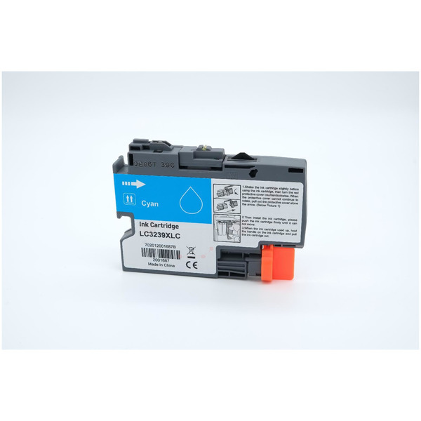 Premium Tinte ersetzt Brother LC-3239XLC Cyan
