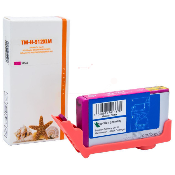 Premium Tinte ersetzt HP 3YL82AE, 912XL Magenta