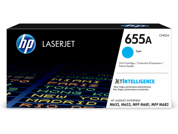 HP Toner CF451A, 655A