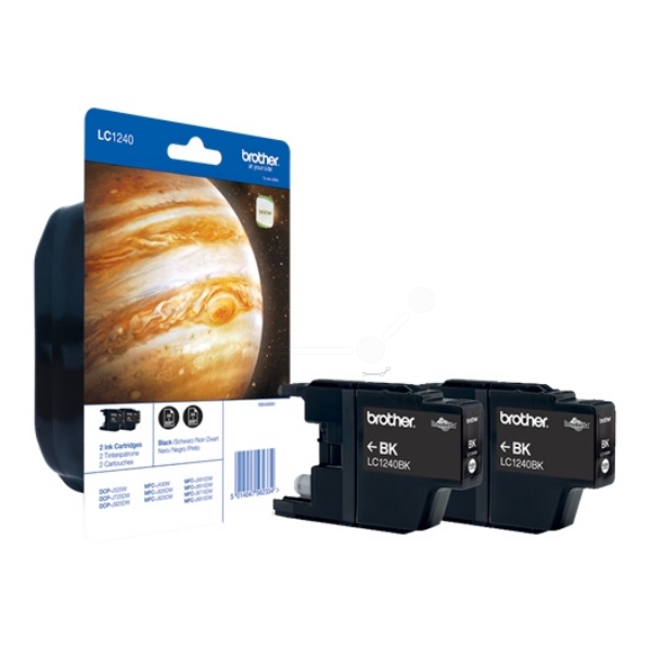 Brother Tinte LC1240BKBP2DR