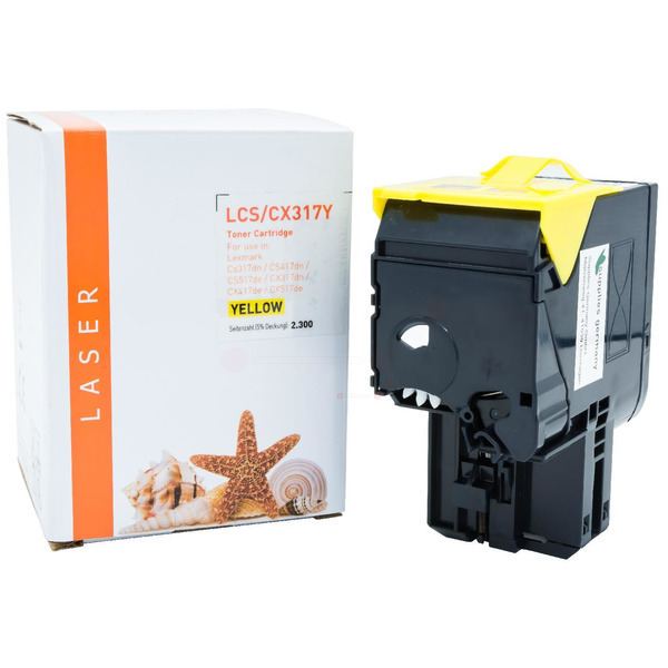 Premium Toner ersetzt Lexmark 71B20Y0 Gelb