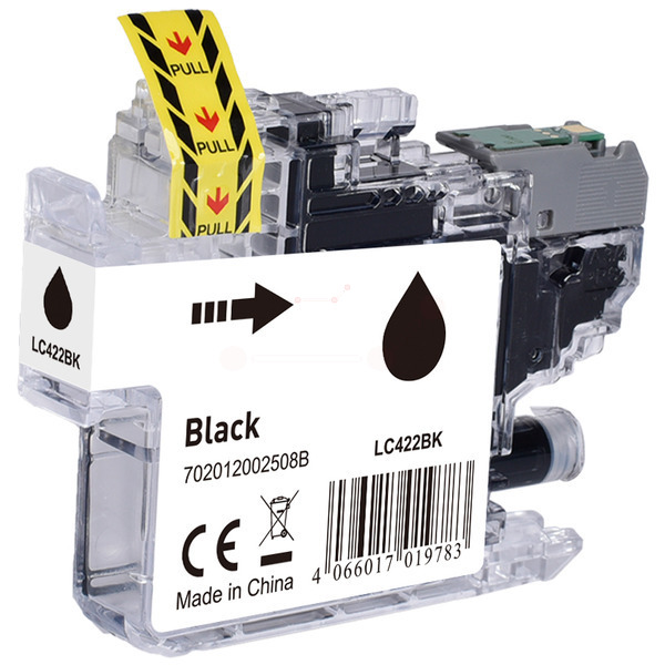 Premium Tinte ersetzt Brother LC-422BK Schwarz