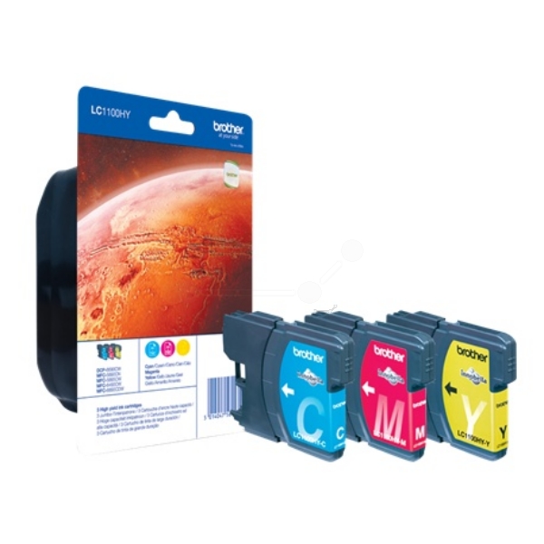 Brother Tinte LC1100HYRBWBP