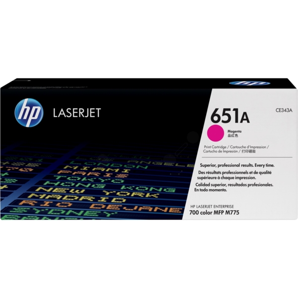 HP Toner CE343A, 651A