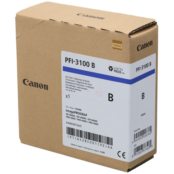 Canon Tinte 6428C001, PFI3100B