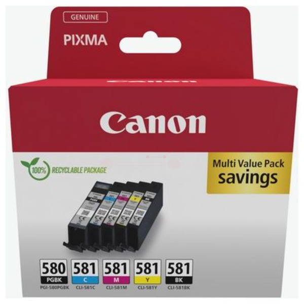 Canon Tinte 2078C007, PGI580CLI581CMYK