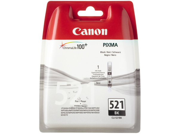 Canon Tinte CLI-521BK