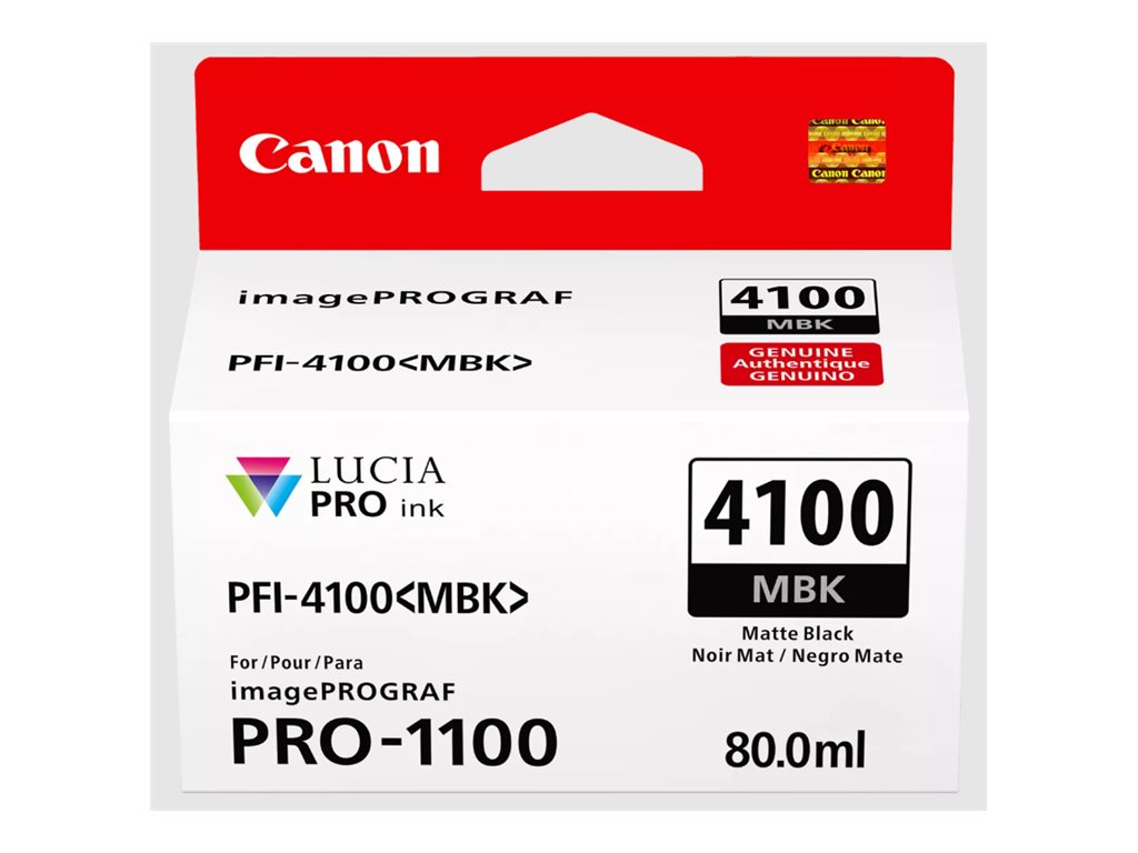 Canon Tinte 6776C001, PFI4100MBK
