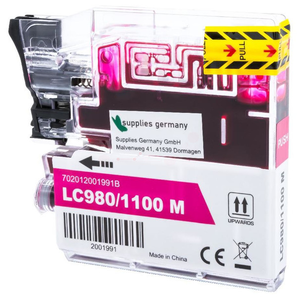 Premium Tinte ersetzt LC-980M, LC-1100M Magenta