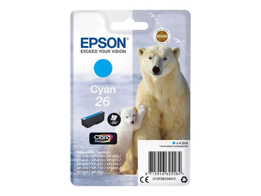 Epson Tinte C13T26124012, 26