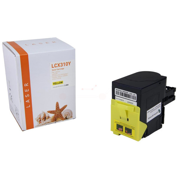 Premium Toner ersetzt Lexmark 80C2SY0, 802SY Gelb